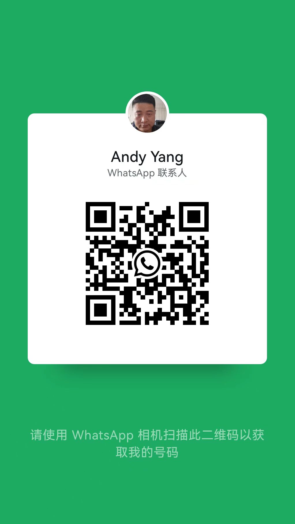 Andy Yang WhatsApp QR code